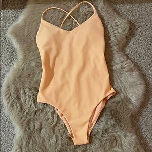 Lululemon Athletica Peach One Piece Swimsuit